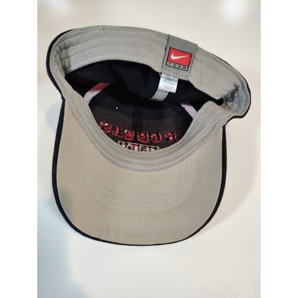 Nike Team University Of Nevada Las Vegas UNLV Rebels Fitted OSFM Embroidered Hat - Picture 6 of 7